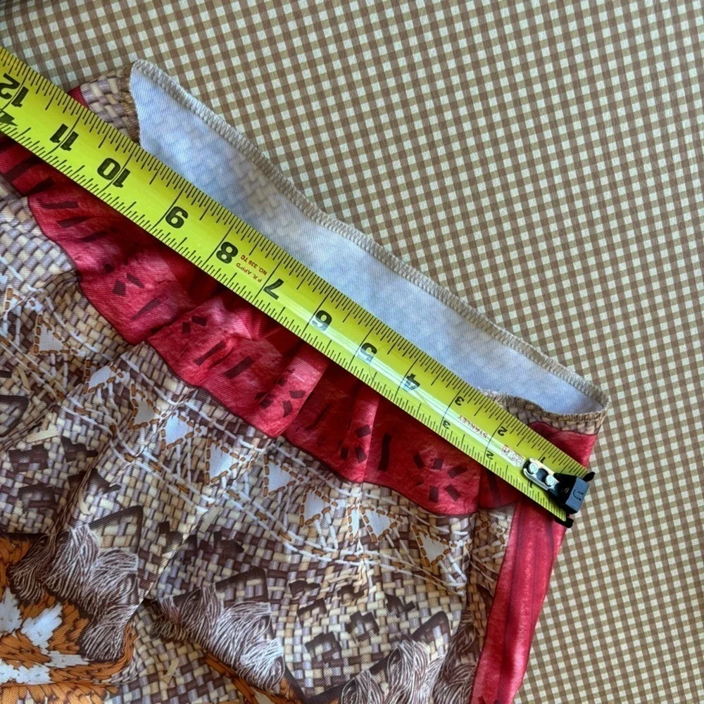 Disney Moana Costume top / skirt‎ / sandals slides. NEW. Size 4-6 years